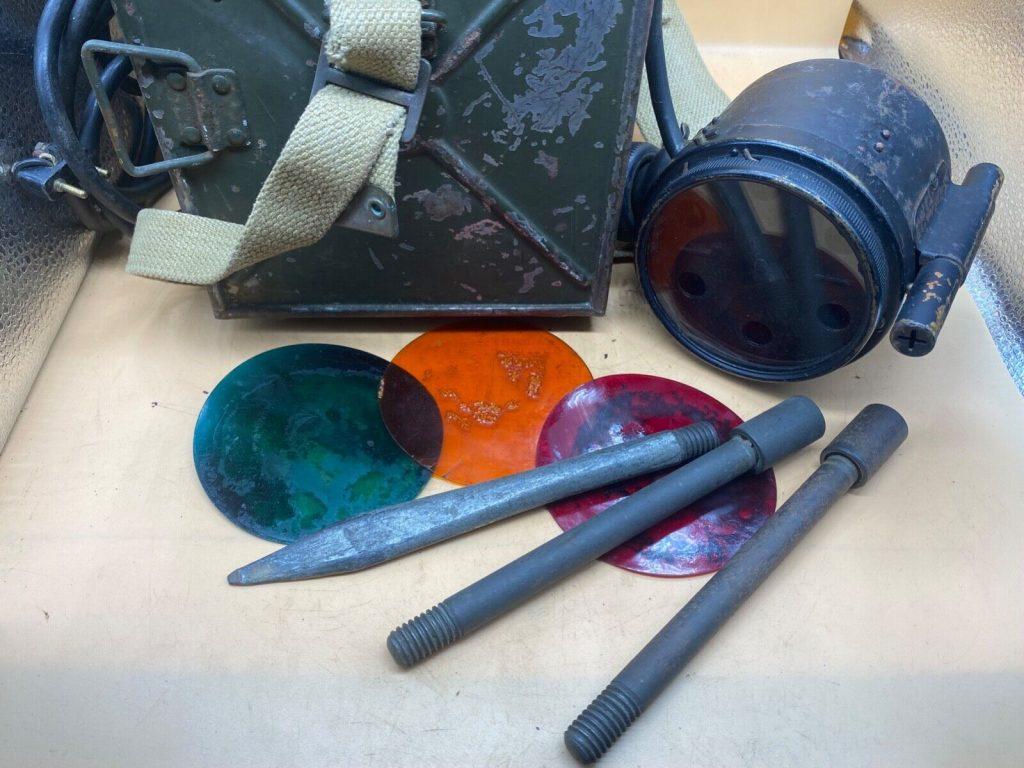 Complete WW2 British Army Signalling Lamp Set with all Parts