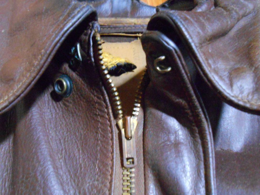 US Air A-2 Flight Jacket made by Poughkeepsie Us size 40 WW2 Military Pinup girl