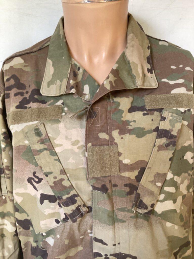 US Army Issue coat Shirt Combat Uniform ACU Unisex OCP Medium Short (37)