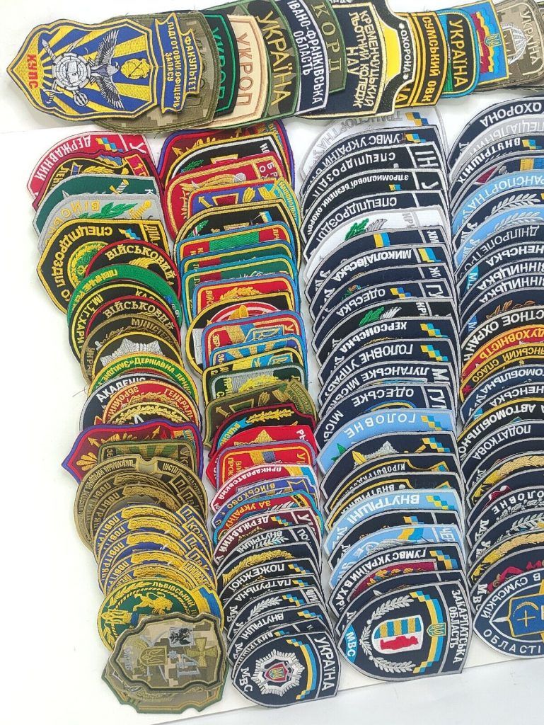 Chevron Ukraine Military Patch for uniform Ukrainian Original Army Rare