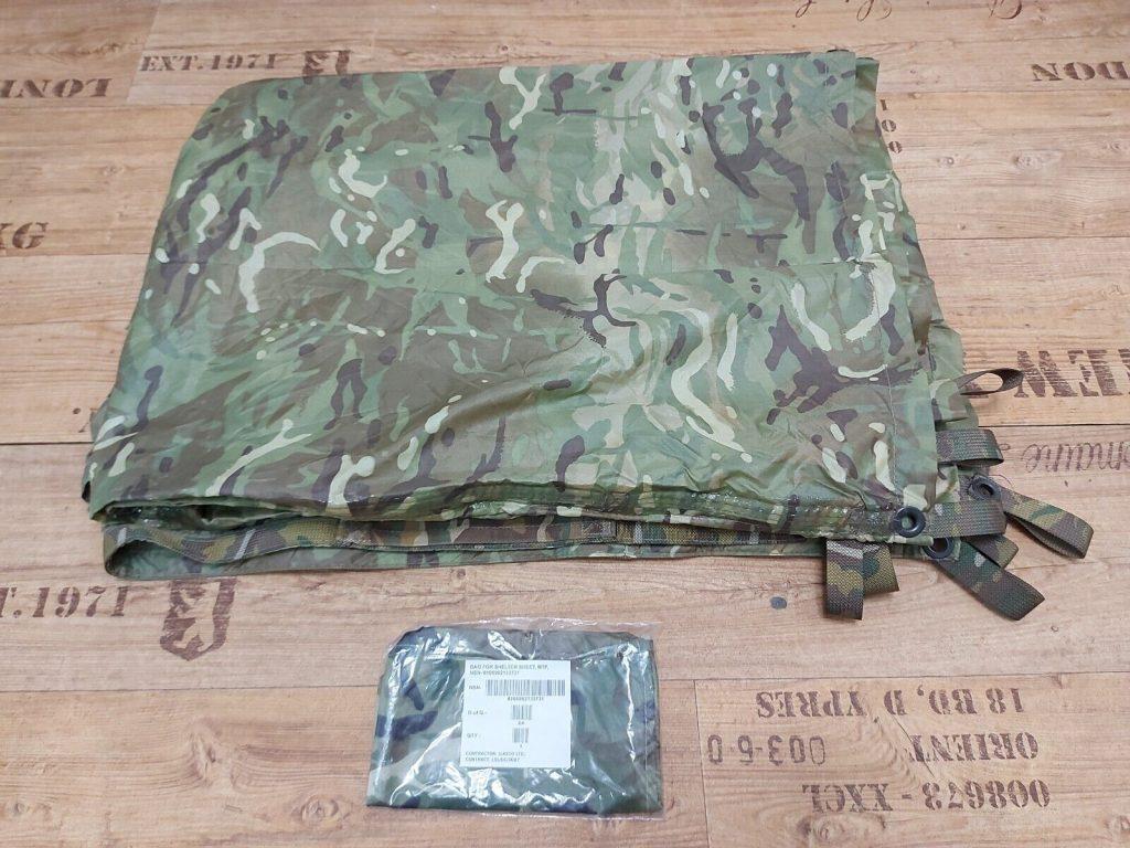 Genuine British Army MTP Basha tarp Shelter Camping Bushcraft