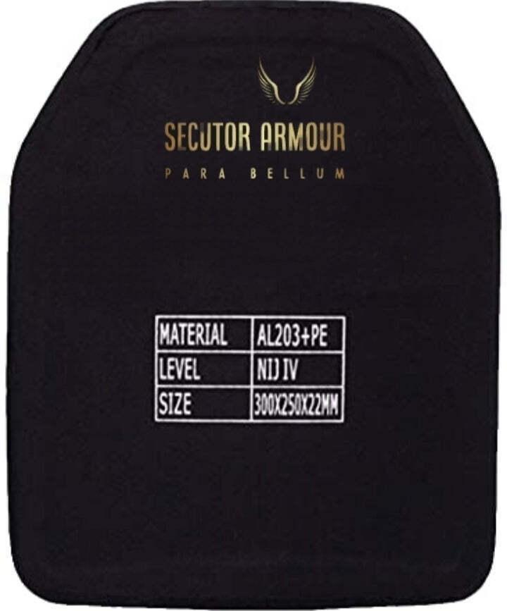 NIJ IV Composite UHMW-PE/Ceramic strike plates Body Protection Stops 30-06 M2 AP