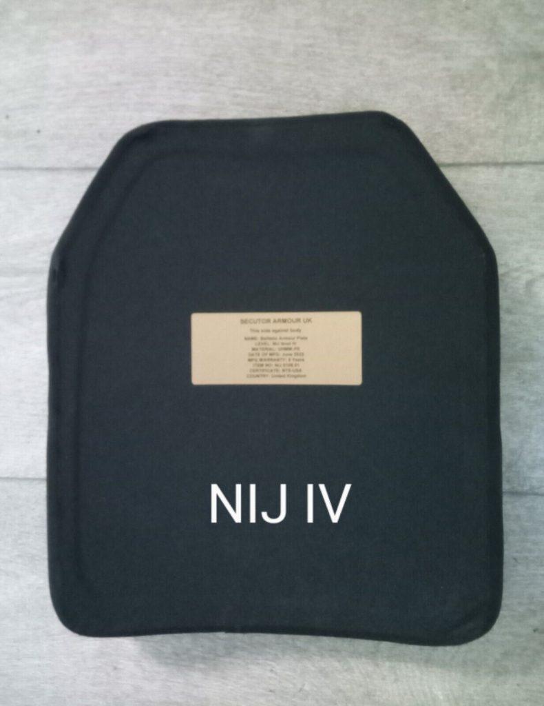 NIJ IV Composite UHMW-PE/Ceramic strike plates Body Protection Stops 30-06 M2 AP