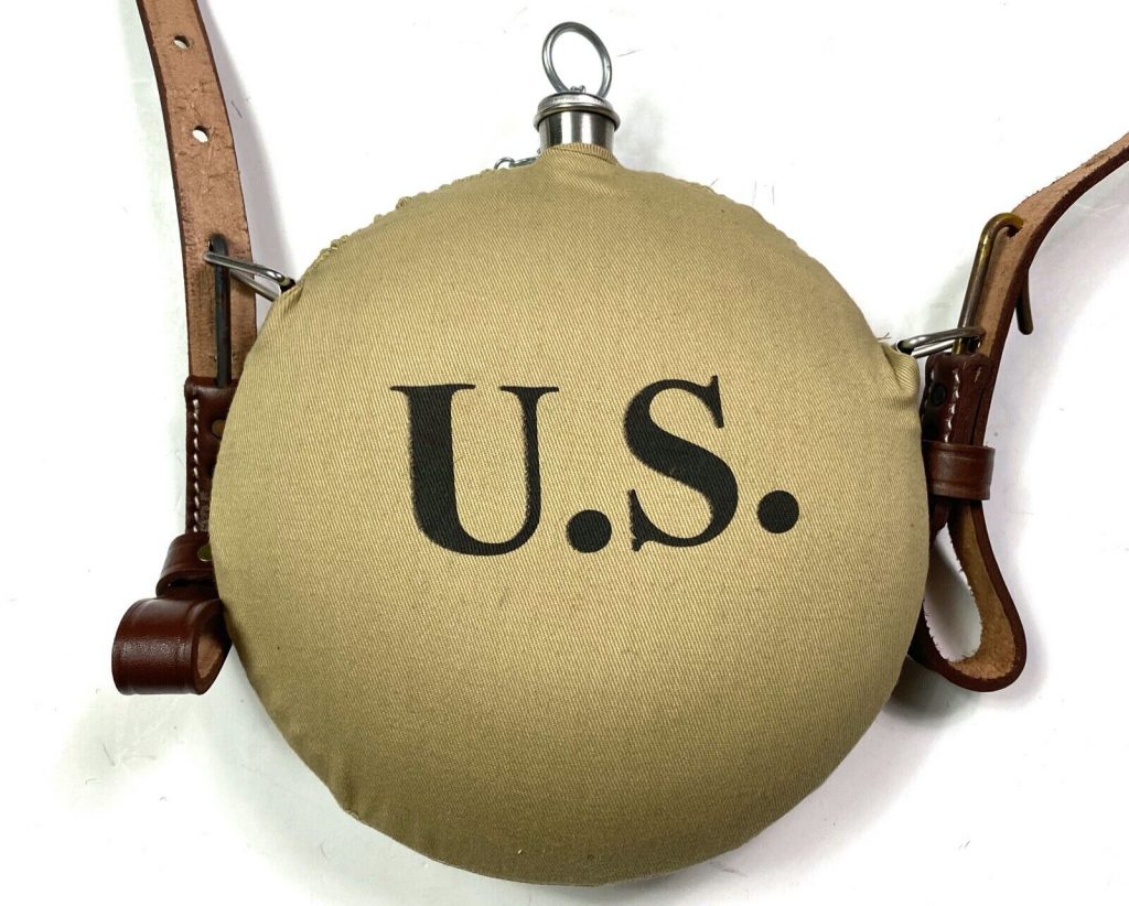 Indian WARS US ARMY M1878 Canteen & Strap