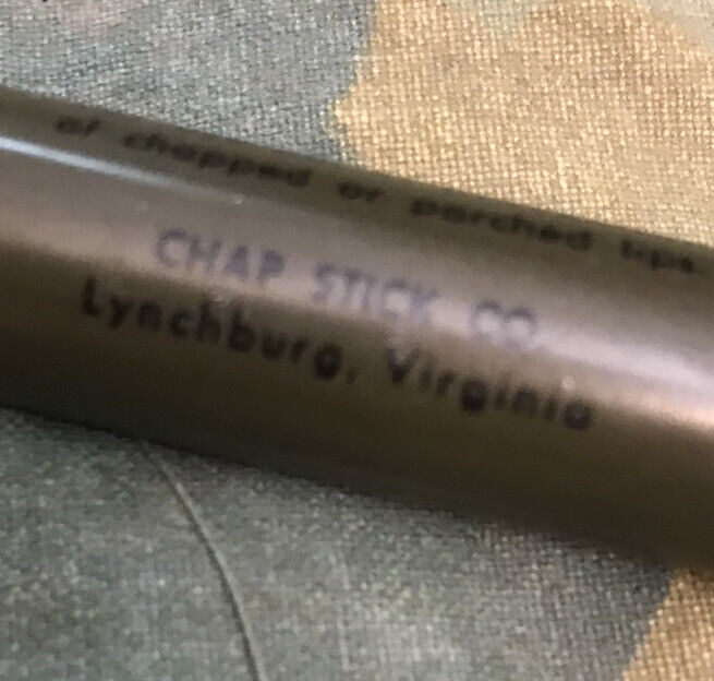 Unissued ‘68 Vietnam War US ARMY Lipstick Antichap TYPE II HOT Climate Chapstick