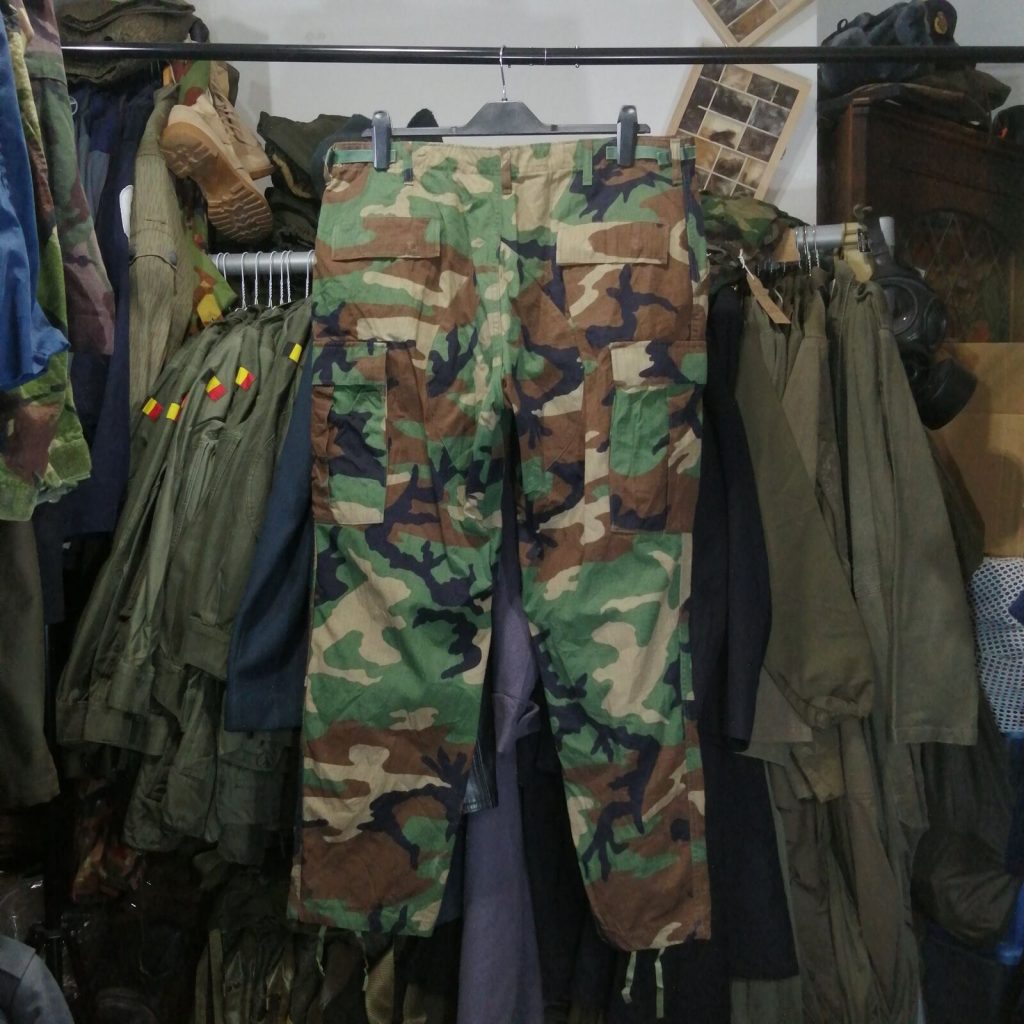 US Army American Vintage M81 Woodland Camo Ripstop BDU Work Combat Trousers