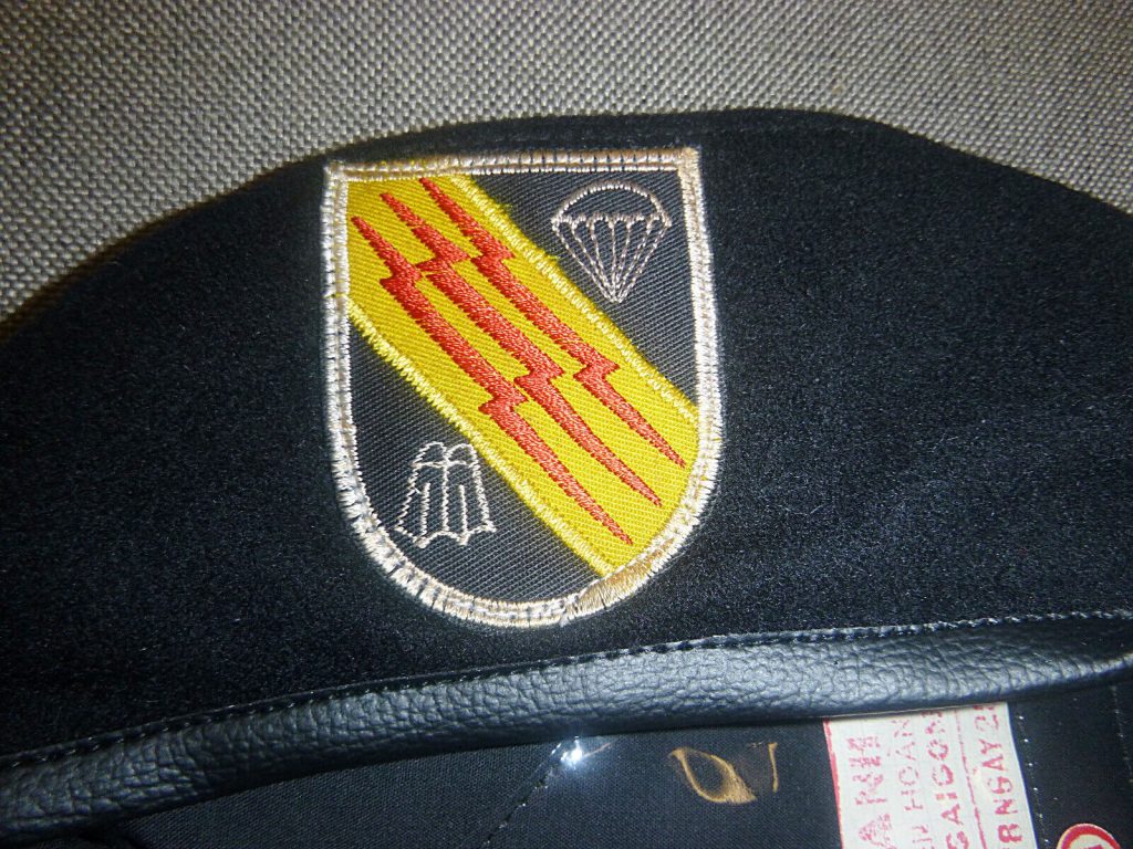 Black Beret – US NAVY Seals Macv-Sog 5th Special Forces, Large Vietnam War
