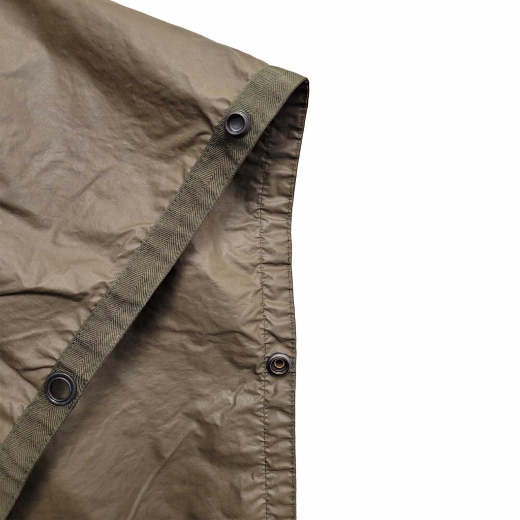 German Army Poncho Waterproof Camping Hiking Fishing Garden Rain Cover Used