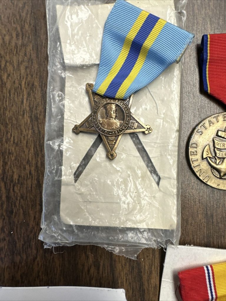 Lot 10 Various Military Pins Medals Awards Army Navy Air Force Marines