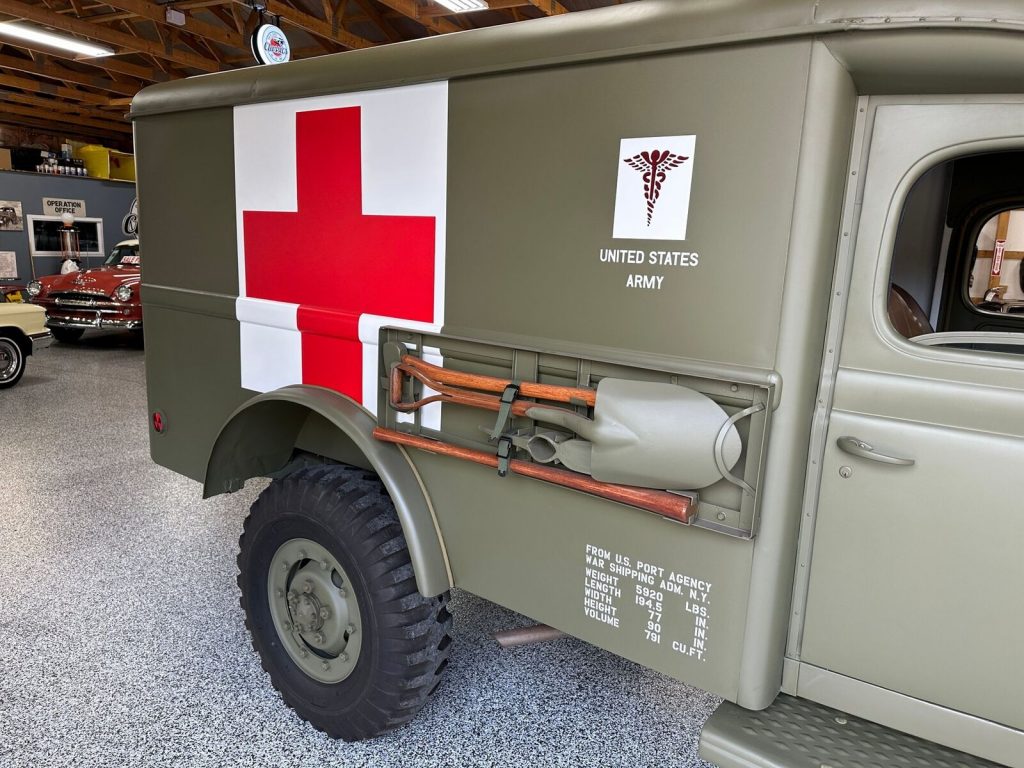 1943 Dodge Wc-54 Power Wagon Ambulance WWII – Frame Off Restoration 4×4
