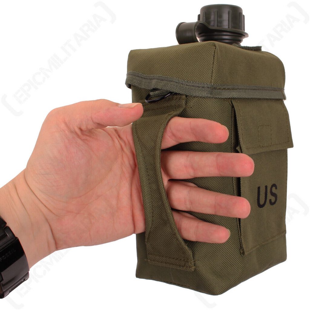 2 Litre Patrol Canteen with Cover and Strap – Waterproof