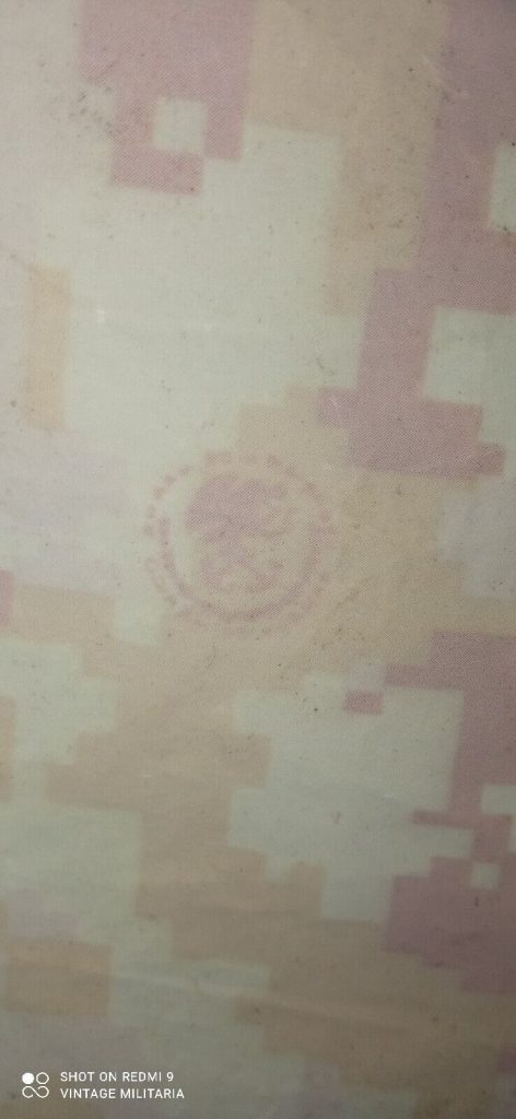 Mexican war on Drugs Original Marina Desert Camouflage Poncho Semar rare