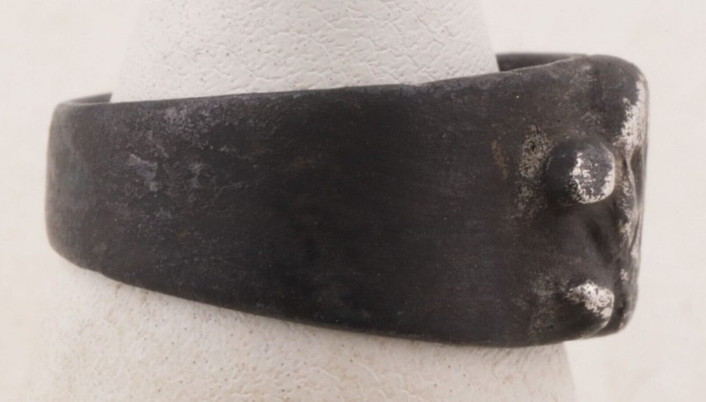 Ring Skull Bones Crossbones ww1 WWI ww2 WWII Special Force Soldiers Amulet Jewel