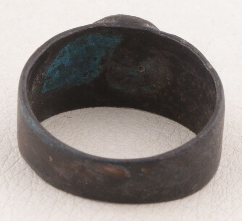 Ring Skull Bones Crossbones ww1 WWI ww2 WWII Special Force Soldiers Amulet Jewel