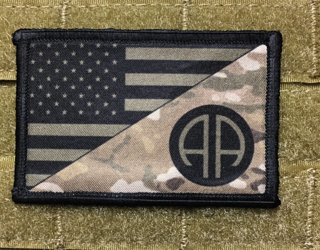 Subdued 1st Cavalry Division USA FLAG Morale Patch Tactical Military Multicam