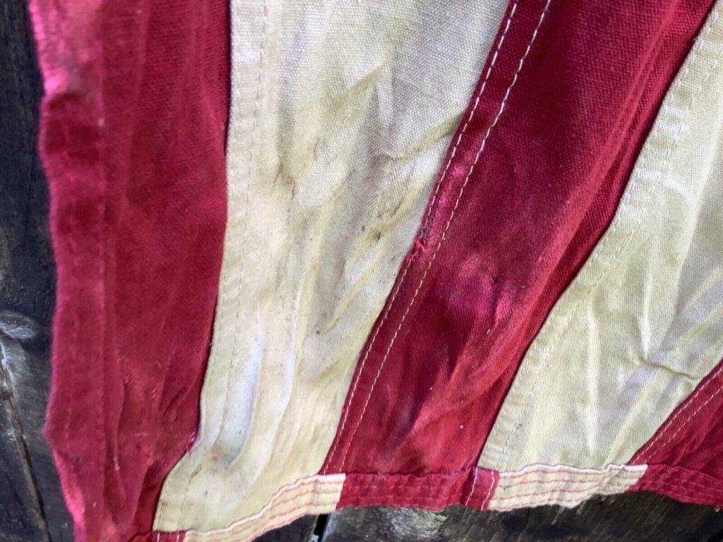 ww2 48 star 59 inch 1944 Dated DDay Original USN navy American flag