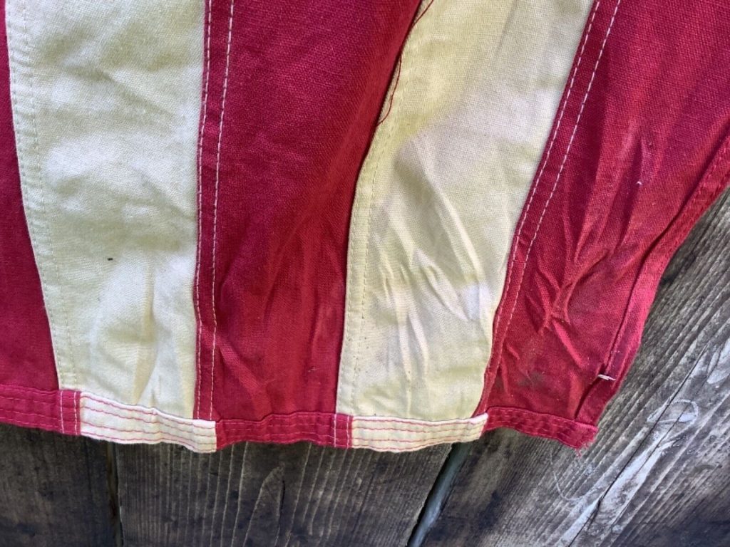 ww2 48 star 59 inch 1944 Dated DDay Original USN navy American flag