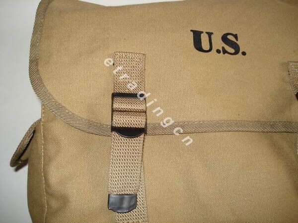 New WWII US Army M1936 M36 Musette Field Bag Backpack Haversack Travelling