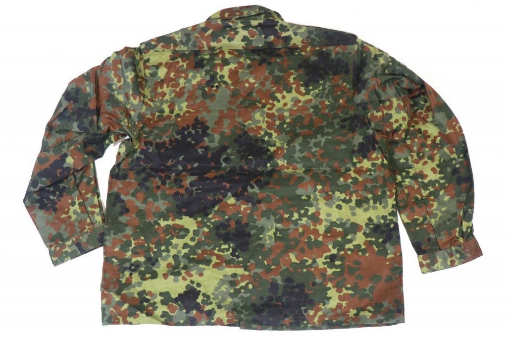 New Xxlarge (gr.10) German Bundeswehr Flecktarn Camo Military Jacket Fleck Army