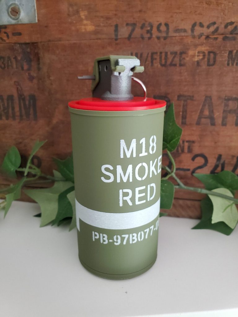 Dummy M18 Colored Smoke Grenade – Fake Prop Costume Cosplay Replica