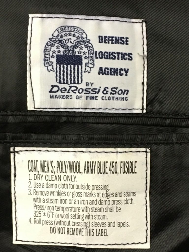 US ARMY Military Men’s 41R CLA Service Dress BLUE Blues ASU Uniform COAT Jacket