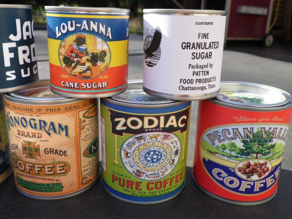 US WW2 Reusable 3 cans Coffee Milk Sugar Metal Airtight seal 101st 82nd