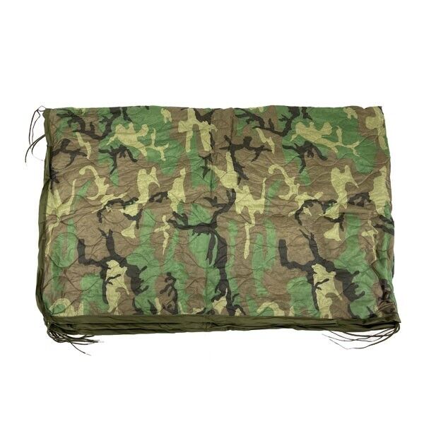 USGI Poncho Liner Woobie Woodland Camo- New – (made in USA) with Tag
