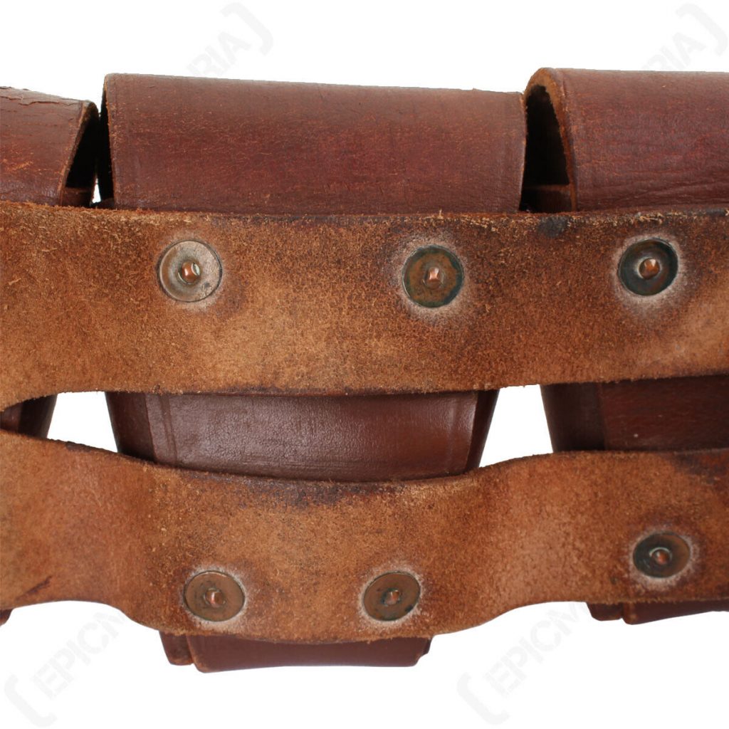 Genuine WW2 British Issued Original Lee Enfield 5 Pocket Bandolier