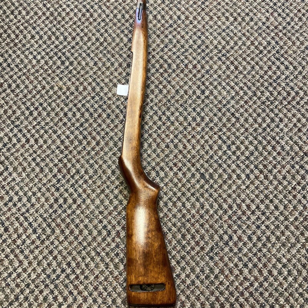 M1 Carbine Rifle Stock Walnut Wood, Appears Refinished/stained – Good Condition