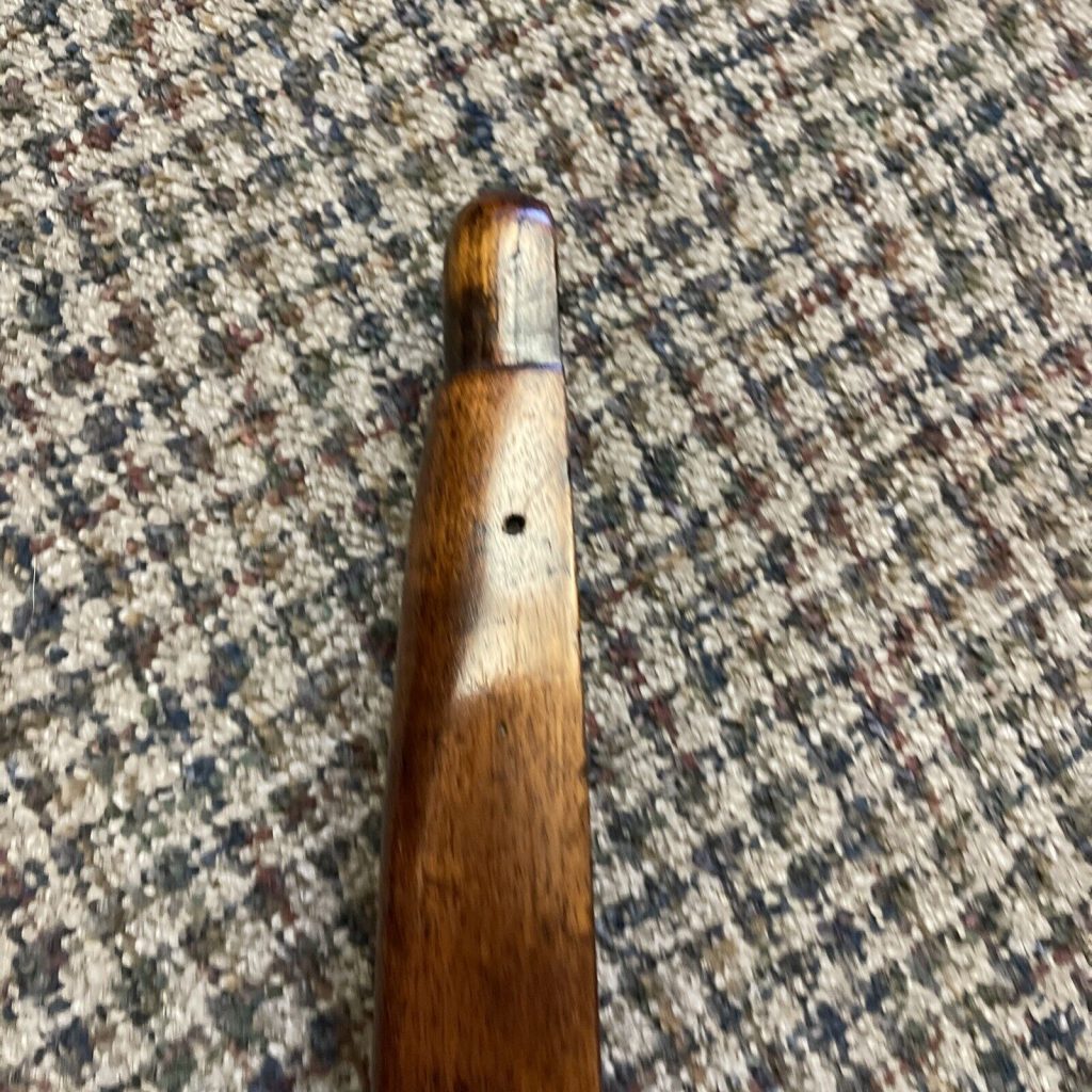 M1 Carbine Rifle Stock Walnut Wood, Appears Refinished/stained – Good Condition