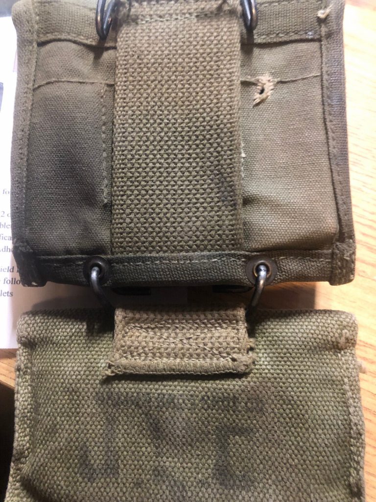 US Army USMC Jungle First Aid Kit Pouch Contents WW II KW Medic Corpsman 1st