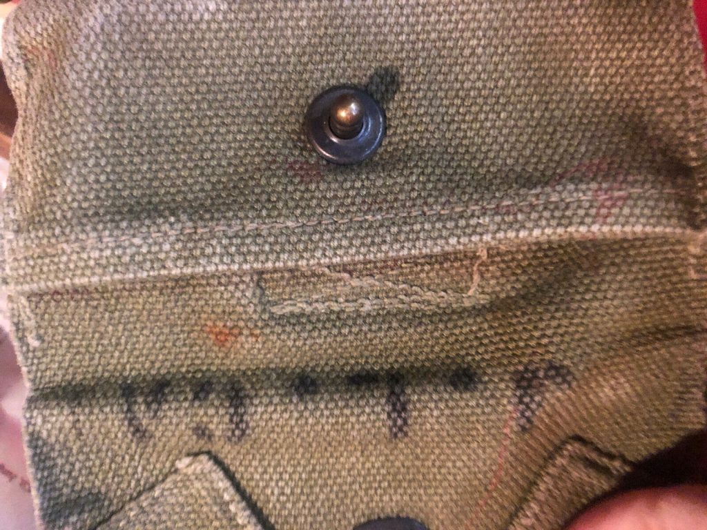 US Army USMC Jungle First Aid Kit Pouch Contents WW II KW Medic Corpsman 1st