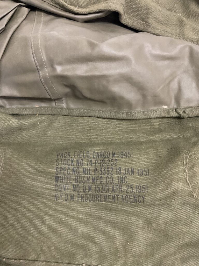 WWII US Model 1945 Lower PACK IN Crisp Condition