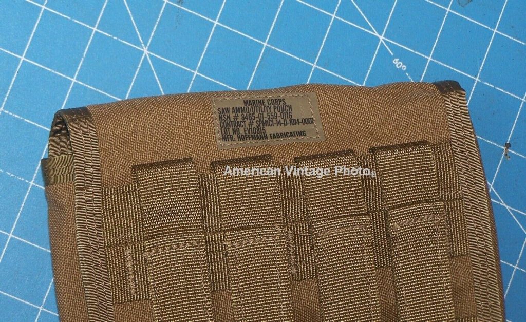 USMC Pouch Mag SAW Ammo Case Utility Field Range Marine Corps USA Molle NWT