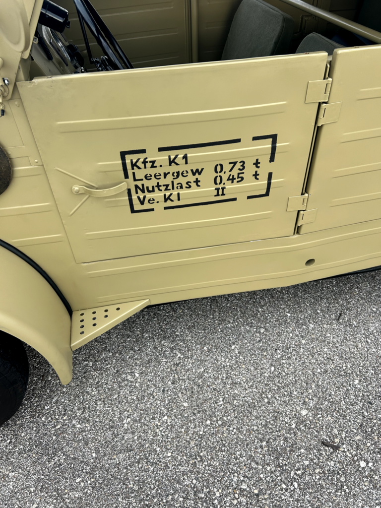 Volkswagen Kubelwagen Replica WWII Military