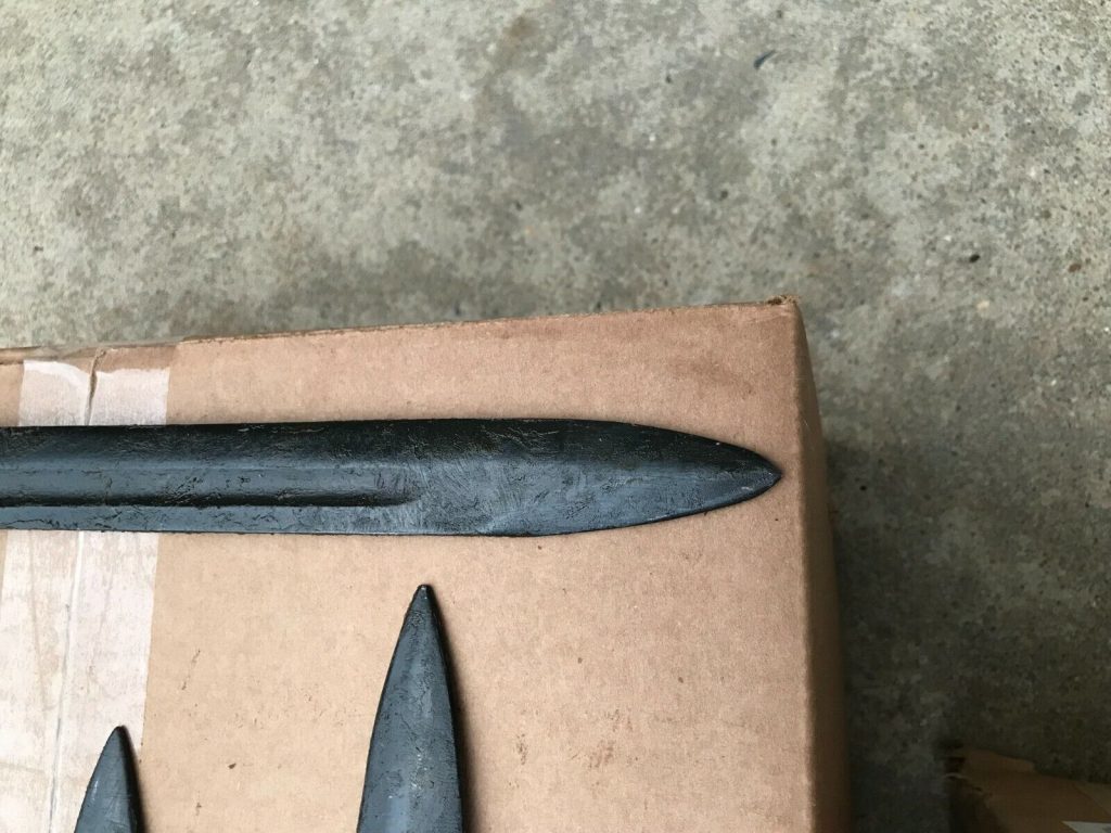 WWII Type Model M1 Garand Bayonet 1903 Springfield 1903a3 Knife Black USED