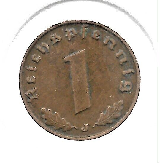 Rare Old Original WWII German War Coin WW2 Germany Military Army Collection Cent