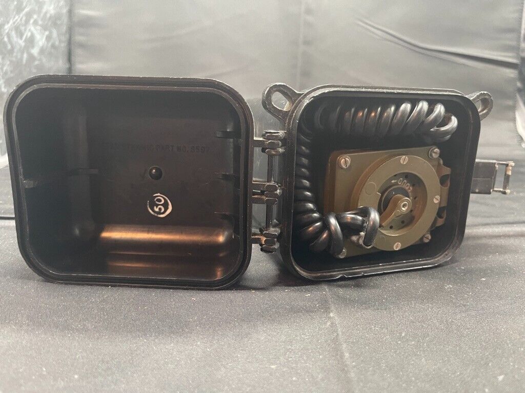 Military Surplus Telephone Set Ta-1/ PT w/ case – Monmouth Electric NJ- Untested