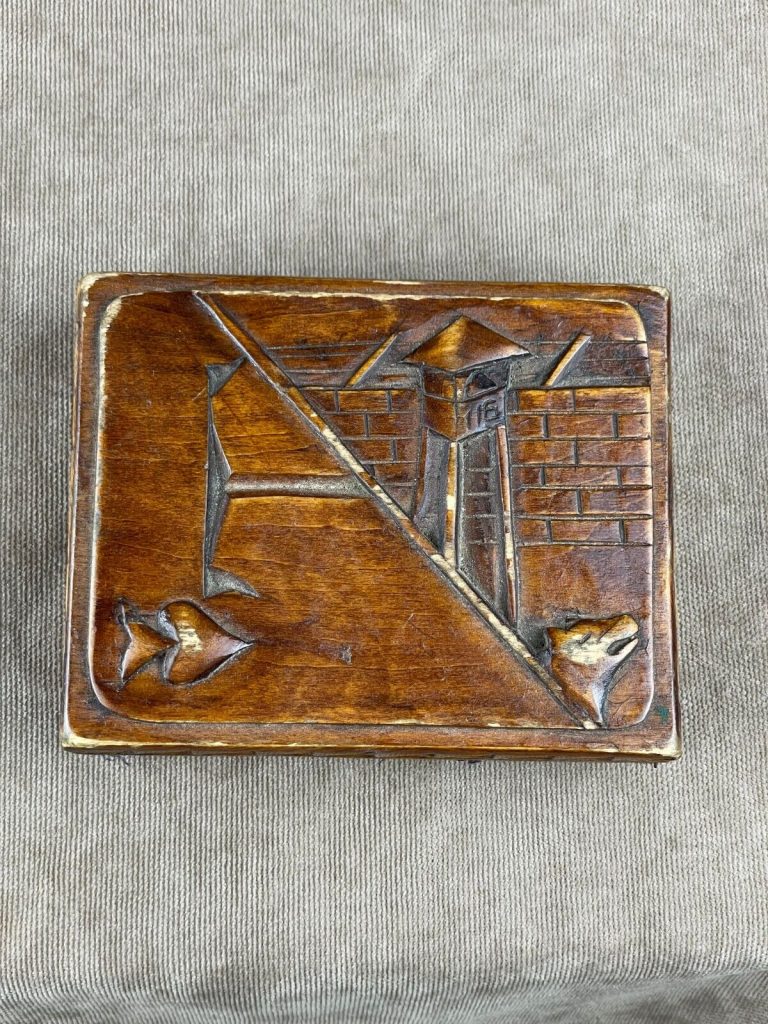 Wwii. WW2. German Cigarette case of a Wehrmacht Concentration camp Guard