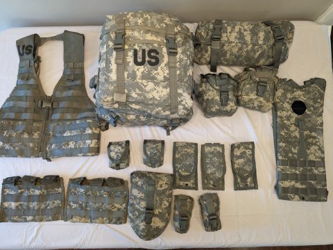 16pc Rifleman Kit Molle System ACU Complete Set USGI ARMY for sale