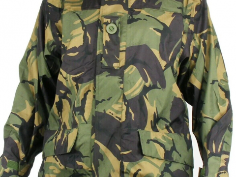 British Army Issue DPM Camo Woodland Goretex Waterproof Jacket Size S 36″ Chest for sale