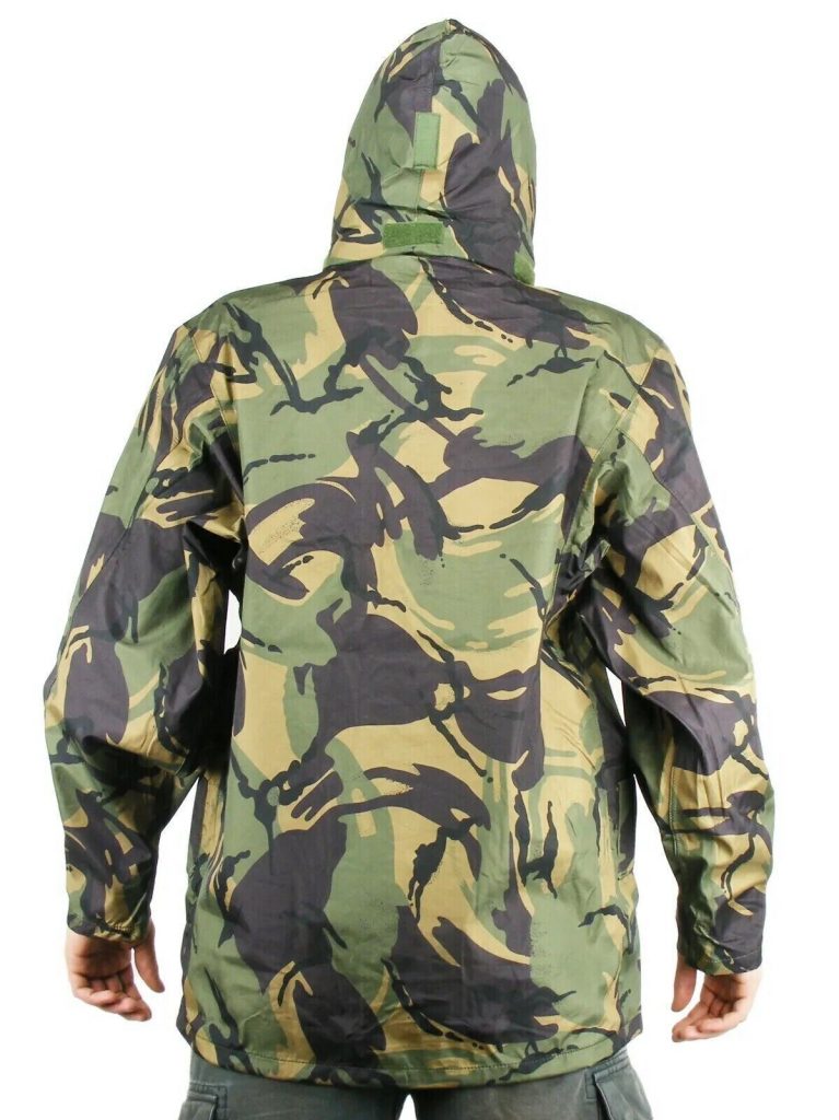 British Army Issue DPM Camo Woodland Goretex Waterproof Jacket Size S 36″ Chest