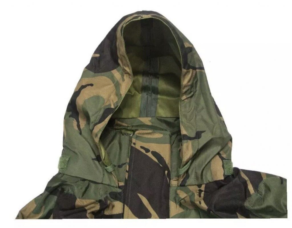 British Army Issue DPM Camo Woodland Goretex Waterproof Jacket Size S 36″ Chest