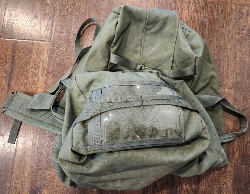 Improved Duffel Bag, OD Green,us Military Zipper Deployment Flight Travel USGI