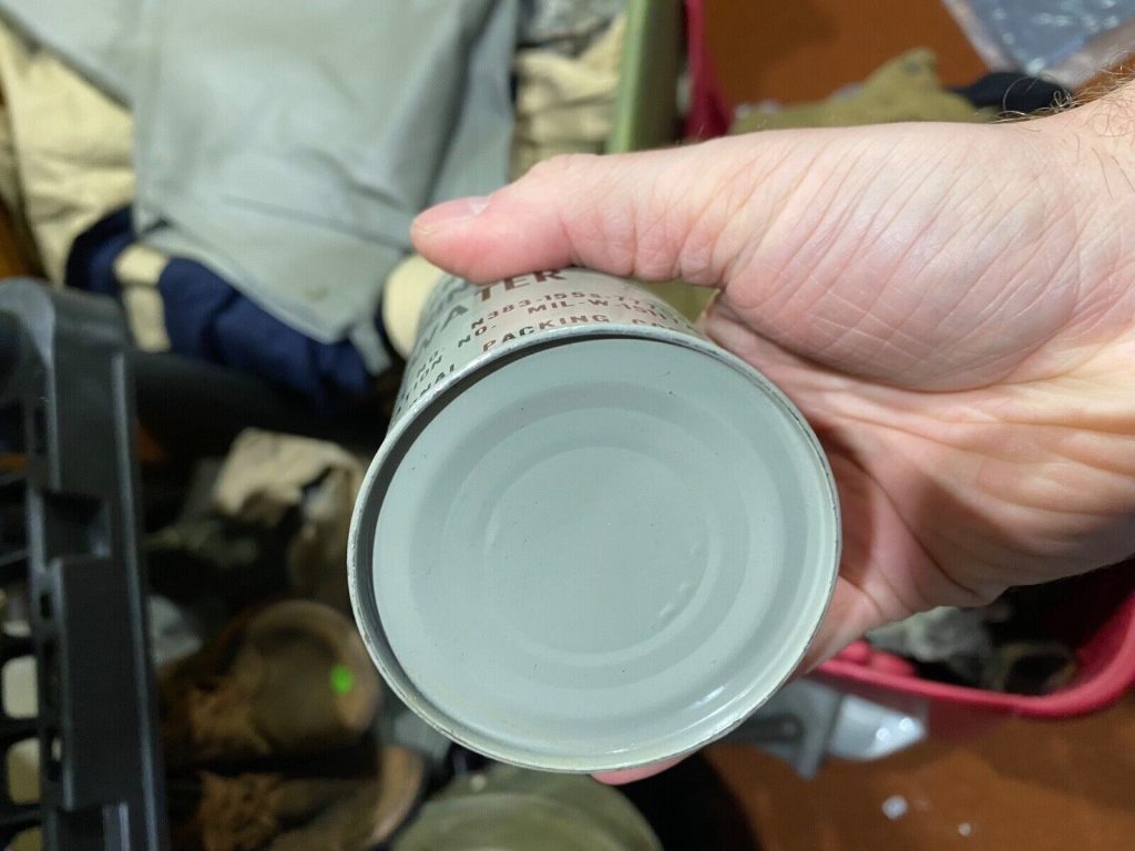 Original WWII US NAVY & ARMY Emergency Drinking Water Can-Sealed, NOS