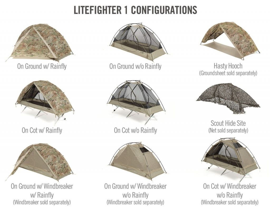 USGI Litefighter 1 Shelter System Multicam