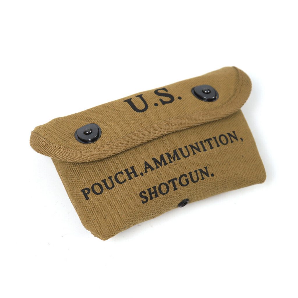 WW2 US ARMY Shotgun Shell Pouch Canvas Ammo