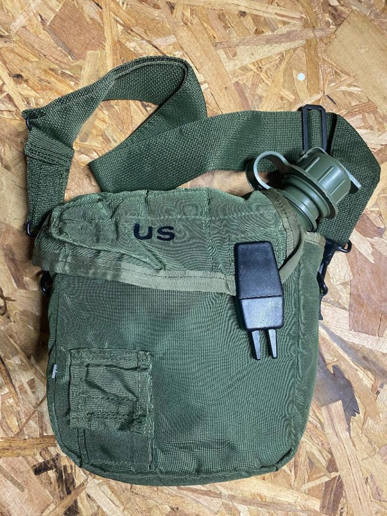 Genuine US Military 2 QT Canteen with Cover and Shoulder Strap