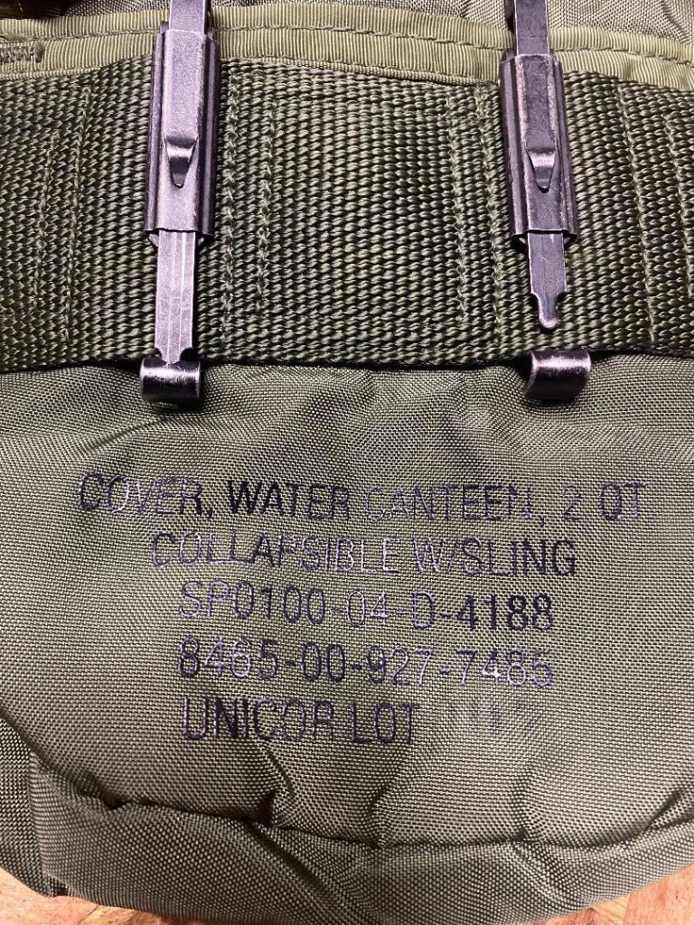 Genuine US Military 2 QT Canteen with Cover and Shoulder Strap