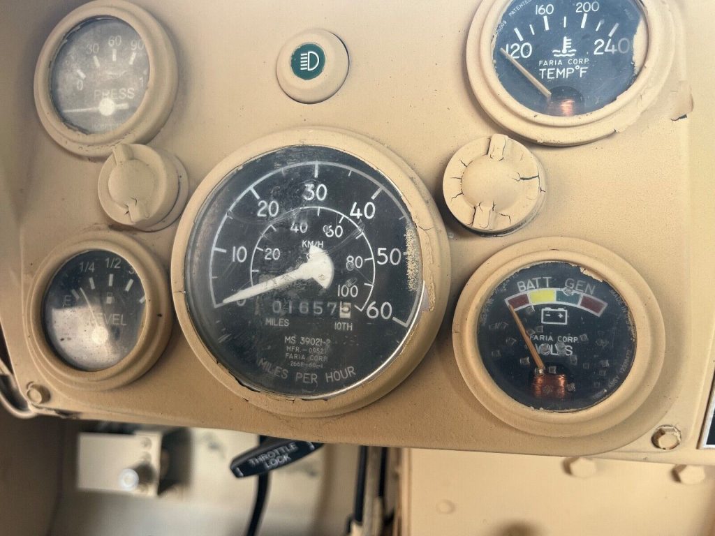 2001 Am General M1097r1 4X4 6.5L Diesel Military Humvee W/truck Body Low Miles!